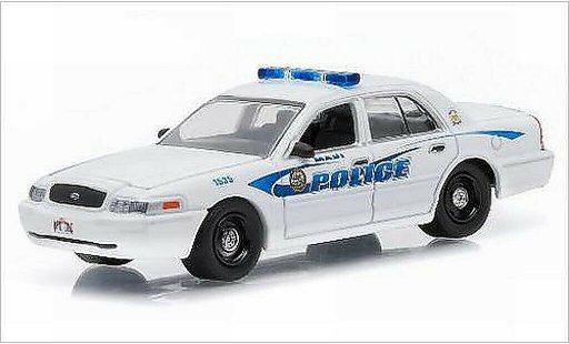 Ford Crown Police Interceptor 1/64 Greenlight Victoria Maui 2008 coche miniatura