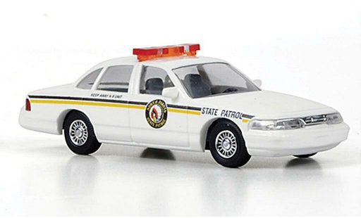Ford Crown Police Interceptor 1/87 Busch Victoria North Dakota State Patrol Polic&iacute;a coche miniatura
