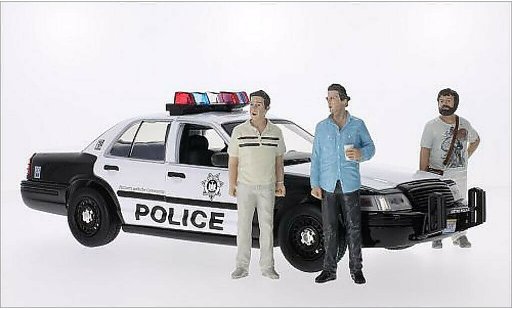 Ford Crown Police Interceptor 1/18 Greenlight Victoria 2009 coche miniatura