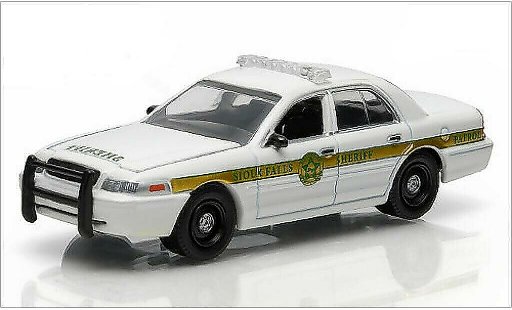 Ford Crown Police Interceptor 1/64 Greenlight Victoria Sioux Falls Sheriff Supernatural coche miniatura