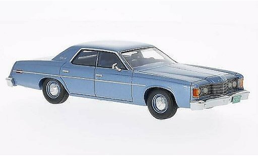 Ford Custom Berline 1/43 Matrix azul 1974 coche miniatura