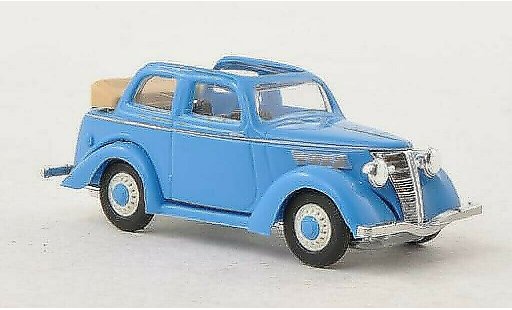 Ford Eifel Cabriolimousine 1/87 Busch Descapotablelimousine azul coche miniatura