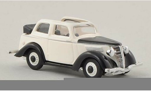 Ford Eifel Cabriolimousine 1/87 Busch Descapotablelimousine blanco/negro coche miniatura