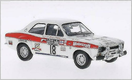 Ford Escort MK1 1/43 Trofeu I 1600 No.18 Clarke & Simpson Motorcraft Rally WM RAC Rally 1973 /I.Kivimaki coche miniatura