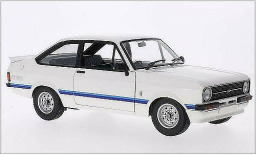 Ford Escort Berlina 1/18 Minichamps II 1800 blanco/Dekor RHD 1975 coche miniatura