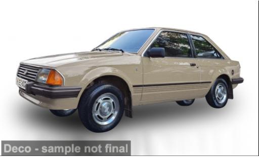 Ford Escort 1/18 Sun Star Mark III Ghia gold 1983 1:18 coche miniatura