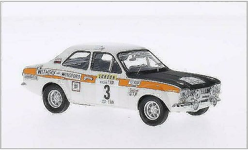 Ford Escort MK1 1/43 Trofeu MK I 1600TC RHD No.3 Withers of Winsford Rally WM Rally Portugal 1971 /H.Lindon coche miniatura