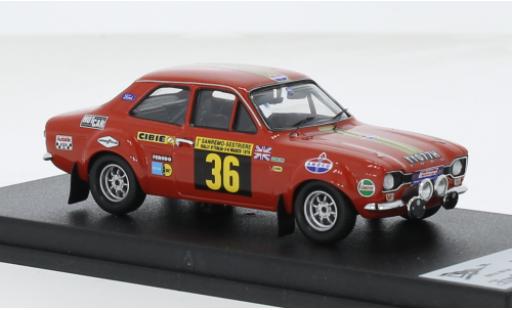 Coche miniatura Ford Escort 1/43 Trofeu MK I # 36 1:43 Ford Escort 1/43 Trofeu MK I # 36 1:43 coche miniatura