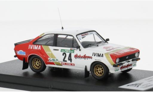 Ford Escort 1/43 Trofeu MK II Rally Portugal 1983 #24 R.Souto/E.Cid 1:43 coche miniatura