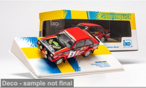 Ford Escort 1/43 IXO MK II RS 1800 Legend Boucles de Spa 2010 #3 S.Blomqvist/R.Jakobsson 1:43 coche miniatura
