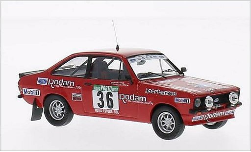 Ford Escort Rally 1/43 Trofeu MK II 2000 No.36 Rodam WM Portugal 1985 coche miniatura