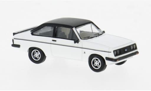 Ford Escort 1/87 PCX87 MK II RS 2000 weiss/schwarz 1977 1:87 coche miniatura