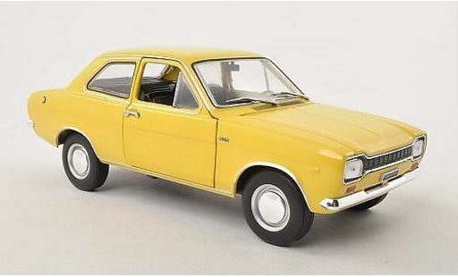 Ford Escort 1300 GT 1/24 WhiteBox MKI amarillo 1969 coche miniatura