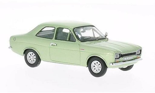 Ford Escort 1300 GT 1/43 WhiteBox MkI gris-verde 1970 coche miniatura