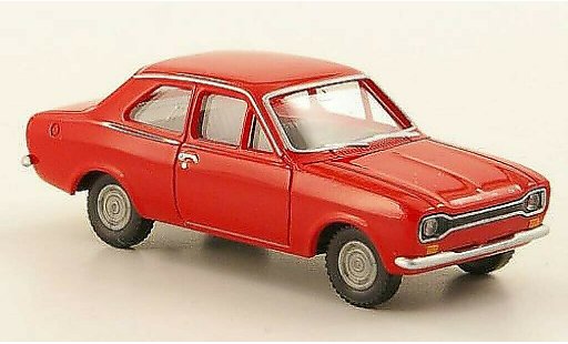 Ford Escort MK1 1/87 Wiking MKI rojo coche miniatura