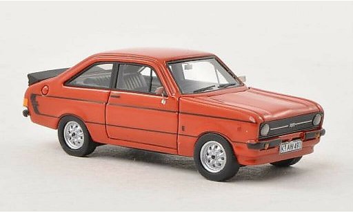 Ford Escort Sport 1/87 Neo MKII 1600 rojo RHD con -Paket 1976 coche miniatura