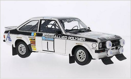 Ford Escort Rally 1/18 Minichamps MKII 1800 No.1 Allied Polymer WM RAC 1975 /H.Liddon coche miniatura