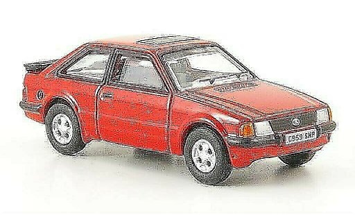 Ford Escort XR3i 1/76 Oxford MkIII rojo 1982 coche miniatura