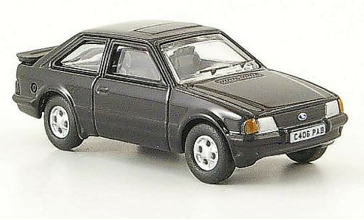 Ford Escort XR3i 1/76 Oxford MkIII negro 1982 coche miniatura