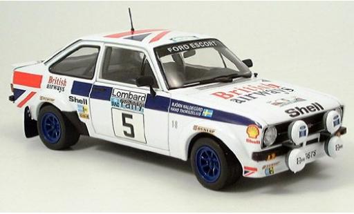 Coche miniatura Ford Escort 1/18 Sun Star RS 1800 #5 1:18 Ford Escort 1/18 Sun Star RS 1800 #5 1:18 coche miniatura