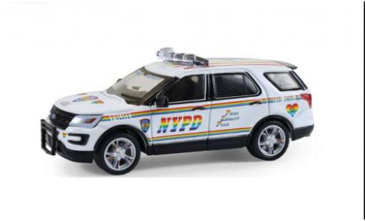 Ford Explorer 1/64 Greenlight 2016 NYPD 1:64 coche miniatura