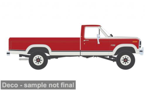 Ford F-250 1/64 IXO America XLT Lariat rojo/weiss 1984 1:64 coche miniatura