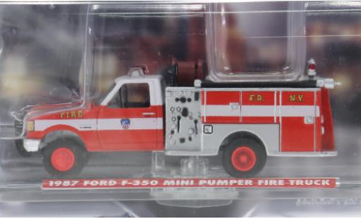 Ford F-350 1/64 Greenlight 1987 FDNY 1:64 coche miniatura