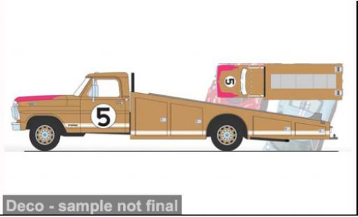 Ford F-350 1/18 ACME Ramp Truck braun 1970 60th Anniversary 24 Hours of Le Mans 1966 #5 1:18 coche miniatura