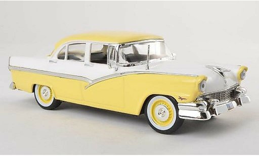 Ford Fairline Berline 1/43 WhiteBox amarillo/blanco 1956 coche miniatura