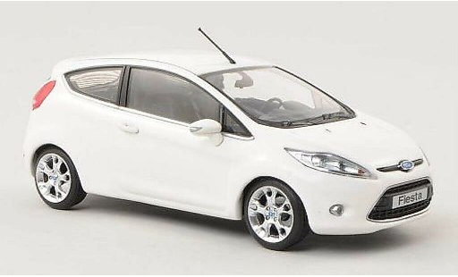 Ford Fiesta ST 1/43 Minichamps Mk VII blanco 3-Turer 2008 coche miniatura