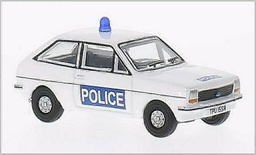 Ford Fiesta Flotte 1/76 Oxford MkI Essex Police RHD coche miniatura