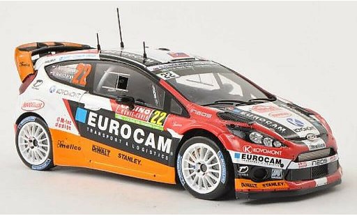 Ford Fiesta WRC 1/43 Spark No.22 Slovakia WRT Rally Monte Carlo 2014 /E.Melicharek coche miniatura