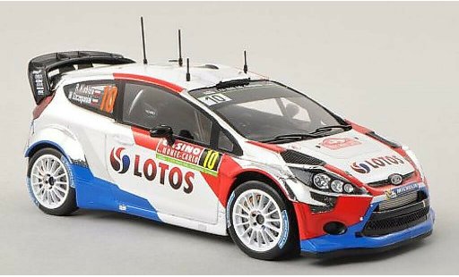 Ford Fiesta WRC 1/43 Spark No.10 M-Sport WRT / Lotos Rally Monte Carlo 2014 /M.Szczepaniak coche miniatura