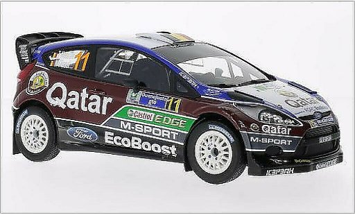 Ford Fiesta WRC 1/18 Minichamps No.11 Qatar M-Sport World Rally Team Castrol Rally WM Rally Mexico 2013 /N.Gilsoul coche miniatura