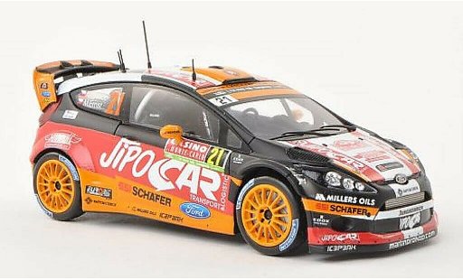 Ford Fiesta WRC 1/43 Spark No.21 Jipocar Czech National Team Rally Monte Carlo 2014 /M.Ernst coche miniatura