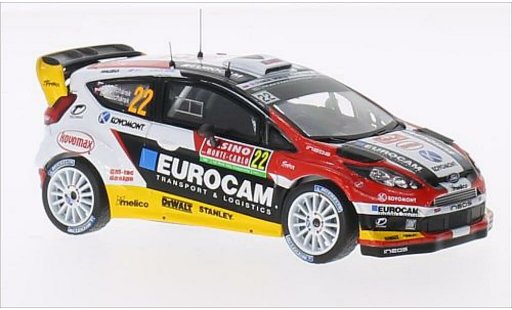 Ford Fiesta WRC 1/43 IXO No.22 Eurocam Rally Monte-Carlo 2014 /E.Melicharek coche miniatura