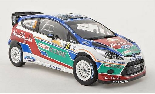 Ford Fiesta WRC 1/18 Minichamps No.3 Abu Dhabi Rally Australien 2011 /J.Lehtinen coche miniatura
