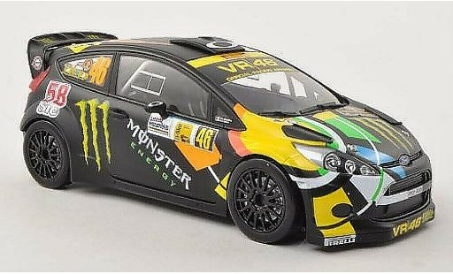 Ford Fiesta WRC 1/18 Minichamps No.46 Monster Monza Rally Show 2011 /C.Cassina coche miniatura