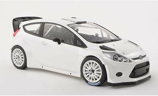 Ford Fiesta WRC 1/18 Minichamps Street blanco 2011 coche miniatura
