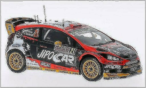 Ford Fiesta WRC 1/43 Spark No.21 Czech National Team Jipocar Rally Monte-Carlo 2015 /J.Tomanek coche miniatura