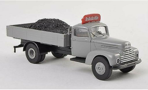 Ford FK FK 3500 1/87 Brekina plataforma Ruhrkohle con Ladegut coche miniatura