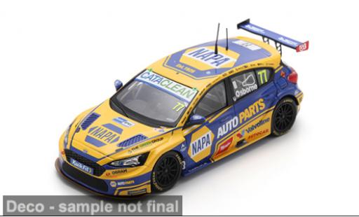 Ford Focus 1/43 Spark BTCC 2025 #77 S.Osborne 1:43 coche miniatura