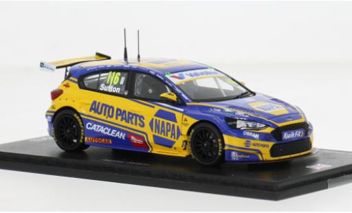 Ford Focus 1/43 Spark BTCC Donington 2025 #116 A.Sutton 1:43 coche miniatura