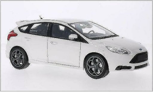 Ford Focus ST 1/18 Minichamps MkIII blanco 2011 coche miniatura