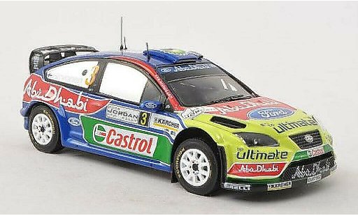 Ford Focus RS 1/43 IXO 07 WRC No.3 Rally Jordanien 2008 /J.Lehtinen coche miniatura
