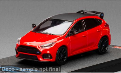 Ford Focus 1/64 Sun Star RS rojo/schwarz 2018 1:64 coche miniatura