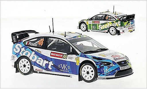 Ford Focus RS 1/43 Minichamps WRC No.46 M-Sport Stobart WRC Rally Wales 2008 /C.Cassina coche miniatura