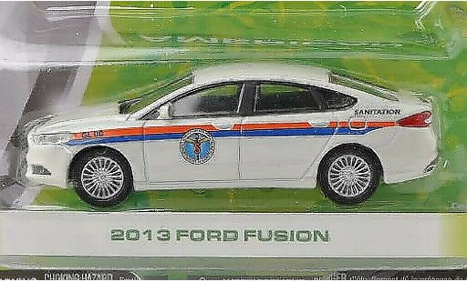Ford Fusion Fleet 1/64 Greenlight N.Y. Department of Sanitation 2013 coche miniatura
