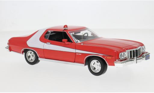 Ford Gran Torino 1/24 Greenlight rojo/weiss 1976 1:24 coche miniatura