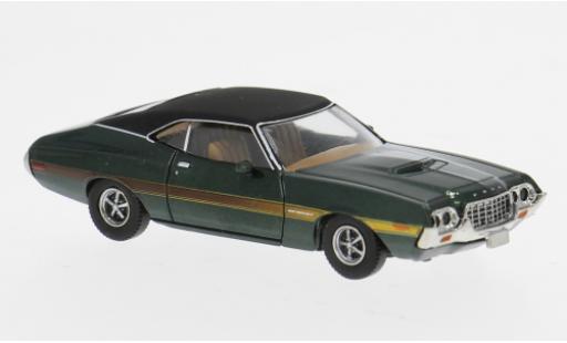 Coche miniatura Ford Gran Torino Sport gr&Atilde;&frac14;n/schwarz 1969 1/87 Brekina